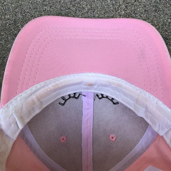 Eye Lashes Baseball Hat Women's Pink Adjustable Cap 100% Cotton​ - Picture 5 of 5
